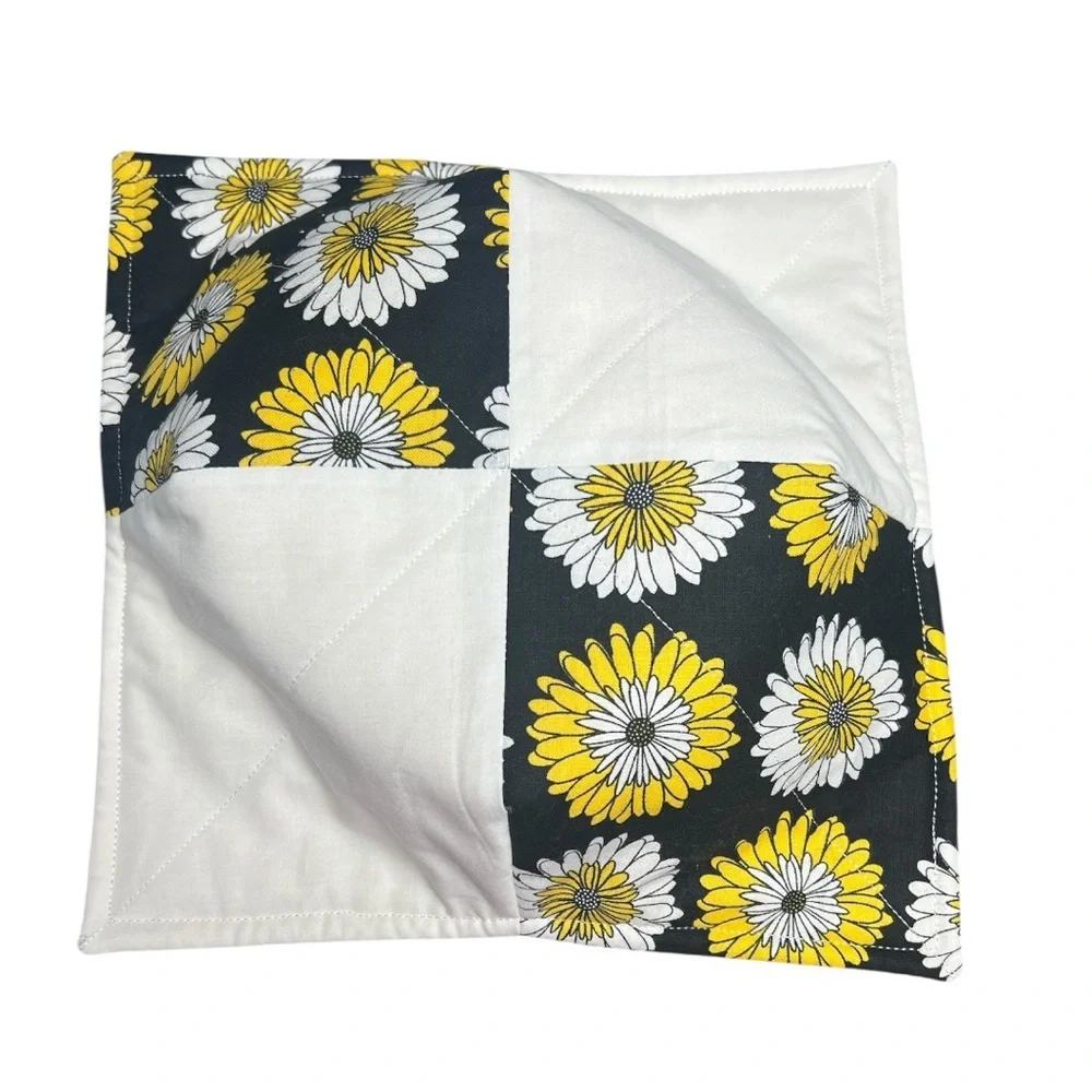 Hand Crafted Large Bowl Cozy Microwavable Padded Cotton Pot Holder